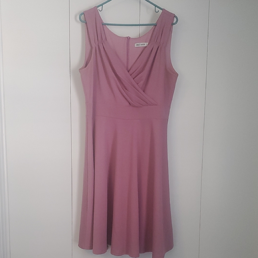 Pink Sleeveless Dress